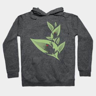 Tree Frogs On Green Leaves Hoodie